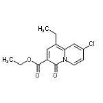 CAS 登录号：139179-03-6， 乙基8-氯-1-乙基-4-氧代-4H-喹嗪-3-羧酸酯