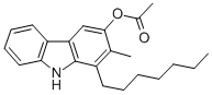 CAS#: 139196-84-2, (1-Heptyl-2-Methyl-9H-Carbazol-3-Yl) Acetate