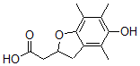 CAS 登录号：139232-40-9， 2-(5-羟基-4,6,7-三甲基-2,3-二氢-1-苯并呋喃-2-基)乙酸