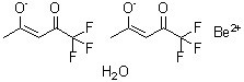 CAS#: 13939-10-1, Beryllium; (Z)-5,5,5-Trifluoro-4-Oxo-Pent-2-En-2-Olate; (E)-5,5,5-Trifluoro-4-Oxo-Pent-2-En-2-Olate; Hydrate