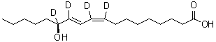 CAS#: 139408-39-2, (9Z,11E,13S)-13-Hydroxy(9,10,12,13-<Sup>2</Sup>H<Sub>4</Sub>)-9,11-Octadecadienoic Acid