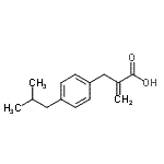CAS 登录号：139477-93-3， 2-(4-异丁基苄基)丙烯酸