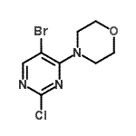 CAS#: 139502-01-5, 4-(5-Bromo-2-Chloro-4-Pyrimidinyl)Morpholine