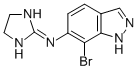 CAS 登录号：139502-25-3， 7-溴-N-(4,5-二氢-1H-咪唑-2-基)-1H-吲唑-6-胺