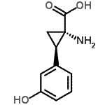 CAS 登录号：139561-08-3， (1S,2R)-1-氨基-2-(3-羟基苯基)环丙烷羧酸