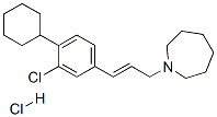 CAS#: 139592-99-7, [(Z)-3-(3-Chloro-4-Cyclohexylphenyl)Prop-2-Enyl]Cycloheptane Hydrochloride