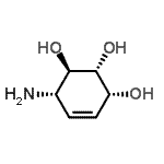 CAS 登录号：139626-80-5， (1R,2R,3R,6S)-6-氨基-4-环己烯-1,2,3-三醇