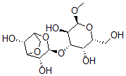CAS 登录号：139710-10-4， (2R,3S,8R)-3-[(2R,3S,4S,5R,6S)-3,5-二羟基-2-(羟基甲基)-6-甲氧基四氢吡喃-4-基]氧基-4,7-二氧杂双环[3.2.1]辛烷-2,8-二醇