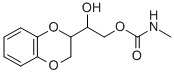 CAS 登录号：13973-72-3， 1-(1,4-苯并二恶烷-2-基)-1,2-乙二醇2-甲基氨基甲酸酯