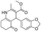 CAS 登录号：139758-86-4， 甲基4-(1,3-苯并二氧戊环-5-基)-2-甲基-5-氧代-4,6,7,8-四氢-1H-喹啉-3-羧酸酯