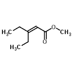CAS 登录号：13979-17-4， 甲基3-乙基-2-戊烯酸酯
