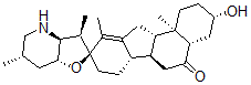 CAS 登录号：139893-27-9， (3beta,5alpha,23beta)-17,23-环氧-3-羟基-藜芦烷-6(5H)-酮