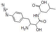 CAS#: 139915-04-1, (2S)-2-[[3-Amino-4-(4-Azidophenyl)-2-Hydroxybutanoyl]Amino]-4-Methylpentanoic Acid