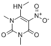 CAS 登录号：13992-53-5， 1,3-二甲基-6-(甲基氨基)-5-硝基尿嘧啶