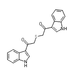 CAS#: 139963-64-7, 2,2'-Sulfanediylbis[1-(1H-Indol-3-Yl)Ethanone]