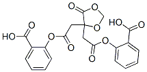 CAS 登录号：1400-58-4， O,O'-(5-氧代-1,3-二氧戊环-4-亚基)二(亚甲基羰基)二(水杨酸)