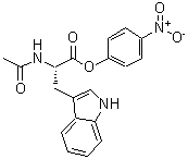 CAS 登录号:14009-92-8, 4-硝基苯基 N-乙酰基色氨酸酯