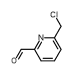 CAS 登录号：140133-60-4， 6-(氯甲基)-2-吡啶甲醛