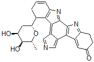 CAS 登录号：140429-37-4， 13-(2,6-二脱氧-a-D-核-己糖吡喃糖苷)-6,7,12,13-四氢-5H-吲哚并[2,3-a]吡咯并[3,4-c]咔唑-5-酮