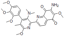 CAS#: 140458-71-5, 7-Amino-2-[3-Dimethylamino-6-Methoxy-5-Methyl-4-(2,3,4-Trimethoxyphenyl)Pyridin-2-Yl]-6-Methoxyquinoline-5,8-Dione
