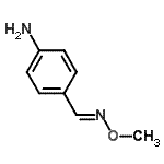 CAS 登录号：140463-13-4， 4-[(E)-(甲氧基亚胺)甲基]苯胺