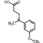 CAS#: 14055-88-0, N-(3-Methoxyphenyl)-N-Methyl-beta-Alanine