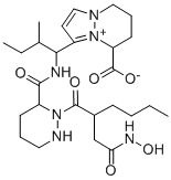CAS#: 140638-26-2, 1-[2-Methyl-1-[[2-[2-[2-(Oxidoamino)-2-Oxoethyl]Hexanoyl]Diazinane-3-Carbonyl]Amino]Butyl]-5,6,7,8-Tetrahydropyrazolo[1,2-a]Pyridazin-4-Ium-8-Carboxylic Acid