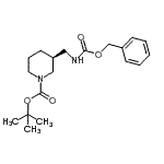 CAS#: 140645-87-0, 2-Methyl-2-Propanyl (3S)-3-({[(Benzyloxy)Carbonyl]Amino}Methyl)-1-Piperidinecarboxylate