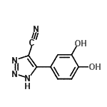 CAS 登录号：140674-79-9， 4-(3,4-二羟基苯基)-1H-1,2,3-三唑-5-甲腈