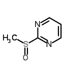CAS 登录号：14080-19-4， 2-(甲基亚磺酰)嘧啶
