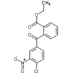 CAS 登录号：140861-42-3， 乙基2-(4-氯-3-硝基苯甲酰)苯甲酸酯