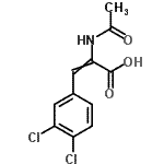 CAS#: 14091-10-2, 2-Acetamido-3-(3,4-Dichlorophenyl)Acrylic Acid