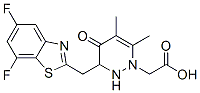 CAS#: 140926-46-1, 2-[3-[(5,7-Difluoro-1,3-Benzothiazol-2-Yl)Methyl]-5,6-Dimethyl-4-Oxo-2,3-Dihydropyridazin-1-Yl]Acetic Acid