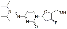 CAS 登录号：141018-21-5， N'-[1-[(2R,4S,5R)-4-氟-5-(羟基甲基)四氢呋喃-2-基]-2-氧代嘧啶-4-基]-N,N-二(丙-2-基)甲脒
