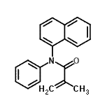 CAS 登录号：141029-31-4， 2-甲基-N-(1-萘基)-N-苯基丙烯酰胺
