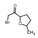 CAS 登录号：141072-68-6， 2-溴-1-(5-甲基四氢-2-呋喃基)乙酮