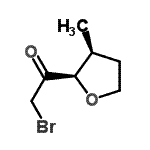 CAS#: 141072-98-2, 2-Bromo-1-[(2R,3S)-3-Methyltetrahydro-2-Furanyl]Ethanone