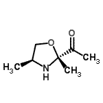 CAS 登录号：141089-18-1， 1-[(2R,4S)-2,4-二甲基-1,3-恶唑烷-2-基]乙酮