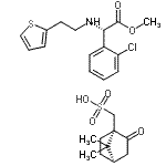 CAS#: 141109-21-9, (+)-2-Chloro-alpha-[[2-(2-Thienyl)Ethyl]Amino]-Benzeneacetic Acid Methyl Ester (1S)-7,7-Dimethyl-2-Oxobicyclo[2.2.1]Heptane-1-Methanesulfonate