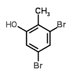 CAS#: 14122-00-0, 3,5-Dibromo-2-Methylphenol