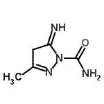CAS#: 141304-10-1, 5-Imino-3-Methyl-4,5-Dihydro-1H-Pyrazole-1-Carboxamide