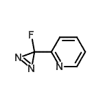 CAS 登录号：141342-09-8， 2-(3-氟-3H-二氮杂环丙烯-3-基)吡啶