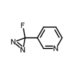 CAS#: 141342-10-1, 3-(3-Fluoro-3H-diaziren-3-yl)pyridine