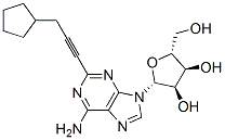 CAS#: 141345-10-0, (2R,3R,4S,5R)-2-[6-Amino-2-(3-Cyclopentylprop-1-Ynyl)Purin-9-Yl]-5-(Hydroxymethyl)Oxolane-3,4-Diol