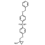 CAS#: 141420-50-0, 2-[(4-{[4-(Benzyloxy)Phenyl]Sulfonyl}Phenoxy)Methyl]-2-Methyloxirane