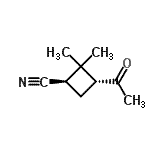 CAS#: 141422-98-2, (1R,3R)-3-Acetyl-2,2-Dimethylcyclobutanecarbonitrile