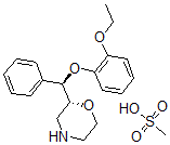 CAS 登录号：141425-90-3， 瑞波西汀甲磺酸盐