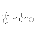 CAS#: 141527-77-7, Benzyl Serinate Benzenesulfonate (1:1)