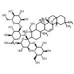 CAS#: 141544-48-1, beta-D-Glucopyranosyl-(1->2)-beta-D-glucopyranosyl beta-D-glucopyranosyl-(1->2)-6-deoxy-1-C-[(5xi,9xi,13xi,17xi,18alpha)-23-hydroxy-13,28-epoxyolean-11-en-3-yl]-beta-D-glucopyranoside