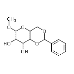 CAS 登录号：14155-23-8， 甲基 4,6-O-亚苄基吡喃己糖苷